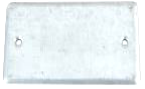 4"*2" Cover Flat Plain